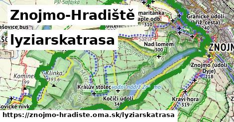 Znojmo-Hradiště Lyžiarske trasy  