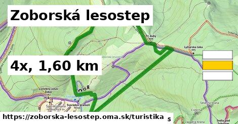 Zoborská lesostep Turistické trasy  