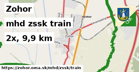 Zohor Doprava zssk train