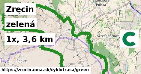 Zręcin Cyklotrasy zelená 
