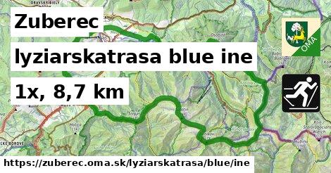 Zuberec Lyžiarske trasy modrá iná