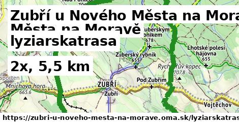 Zubří u Nového Města na Moravě Lyžiarske trasy  