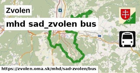 Zvolen Doprava sad-zvolen bus