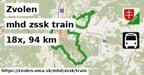 Zvolen Doprava zssk train