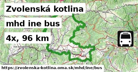 Zvolenská kotlina Doprava iná bus