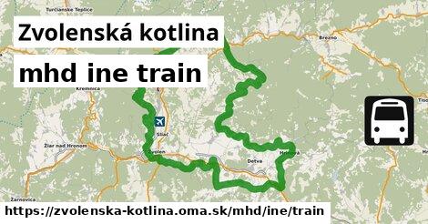 Zvolenská kotlina Doprava iná train