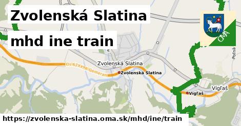 Zvolenská Slatina Doprava iná train