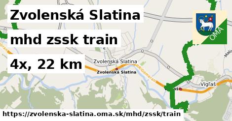 Zvolenská Slatina Doprava zssk train