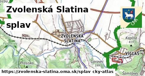 Zvolenská Slatina Splav  