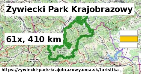 Żywiecki Park Krajobrazowy Turistické trasy  