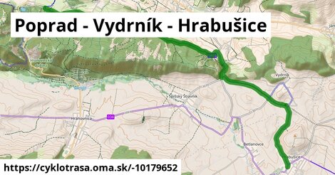 Poprad - Vydrník - Hrabušice