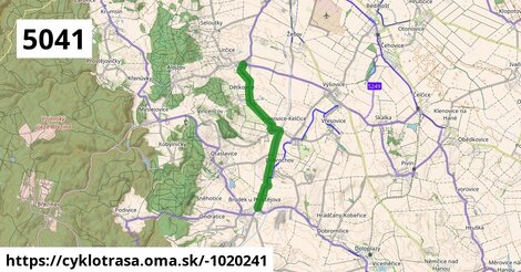 Určice, křiž., napojení na 5013 - Brodek u Prostějova, křiž., hřbitov