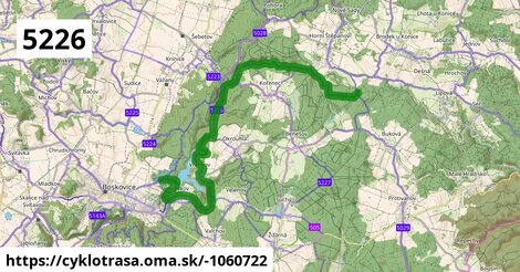 Boskovice-Doubrava, rozc., - Horní Štěpánov-Buková, křiž., napojení na 5029