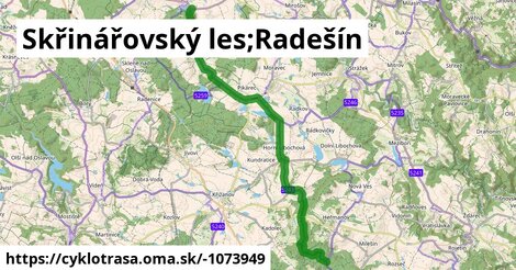 Skřinářovský les;Radešín