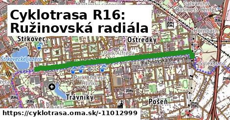 Cyklotrasa R16: Ružinovská radiála