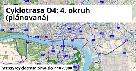 Cyklotrasa O4: 4. okruh (plánovaná)