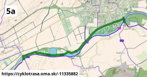 5A Jantarová stezka – alternativa Škrabalka - Osek nad bečvou