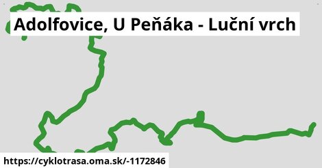 Adolfovice, U Peňáka - Luční vrch