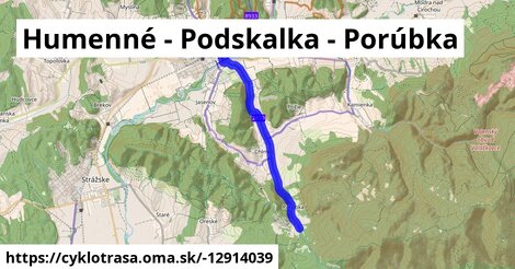 Humenné - Podskalka - Porúbka