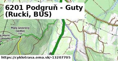 6201 Podgruň - Guty (Rucki, BUS)