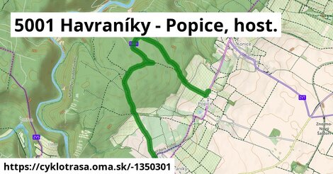 5001 Havraníky - Popice, host.