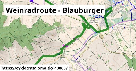 Weinradroute - Blauburger