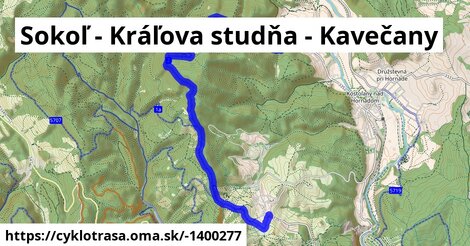 Sokoľ - Kráľova studňa - Kavečany