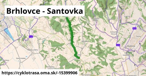 Brhlovce - Santovka