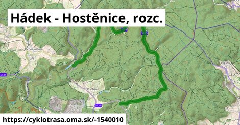 Hádek - Hostěnice, rozc.