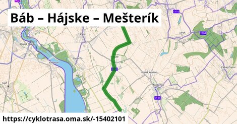 Báb – Hájske – Mešterík