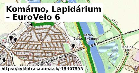 Komárno, Lapidárium – EuroVelo 6