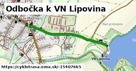 Odbočka k VN Lipovina