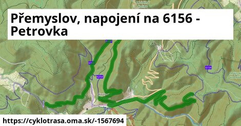 Přemyslov, napojení na 6156 - Petrovka