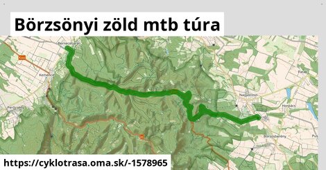 Börzsönyi zöld mtb túra