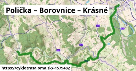 Polička – Borovnice – Krásné