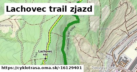 Lachovec trail zjazd