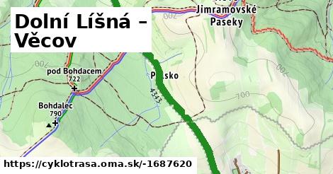 Dolní Líšná – Věcov