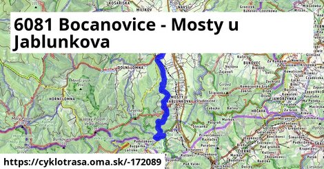 6081 Bocanovice - Mosty u Jablunkova