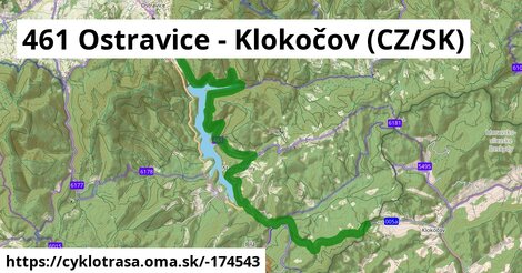 461 Ostravice - Klokočov (CZ/SK)