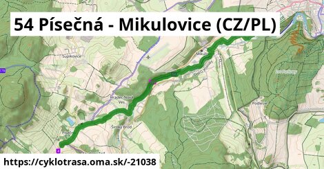 54 Písečná - Mikulovice (CZ/PL)