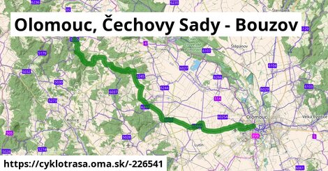 Olomouc, Čechovy Sady - Bouzov