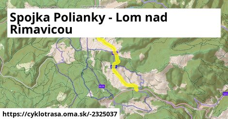 Spojka Polianky - Lom nad Rimavicou