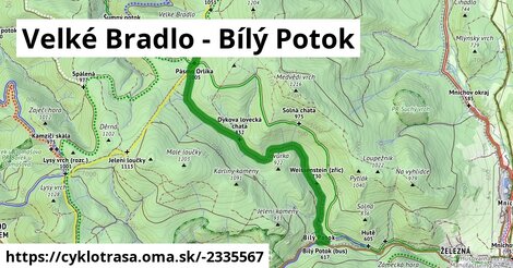 Velké Bradlo - Bílý Potok