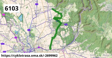 Bělkovice-Lašťany, napojení na 6029 - Bystrovany, napojení na 5.GW K-M-V