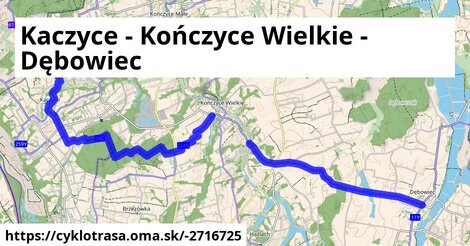 Kaczyce - Kończyce Wielkie - Dębowiec