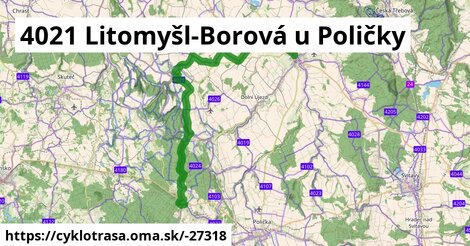 4021 Litomyšl-Borová u Poličky