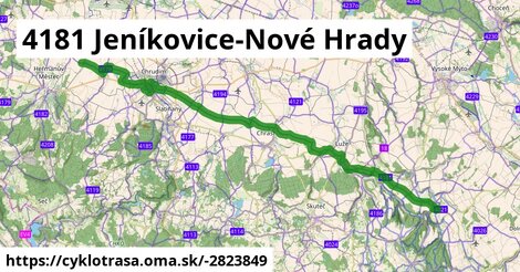 4181 Jeníkovice-Nové Hrady
