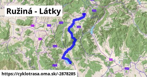 Ružiná - Látky