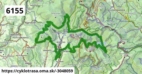 Okruh Kouty n/D - Dlouhé Stráně - Loučná n/D