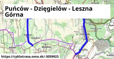 Puńców - Dzięgielów - Leszna Górna